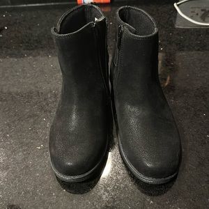 Girls Rachel shoes black boots